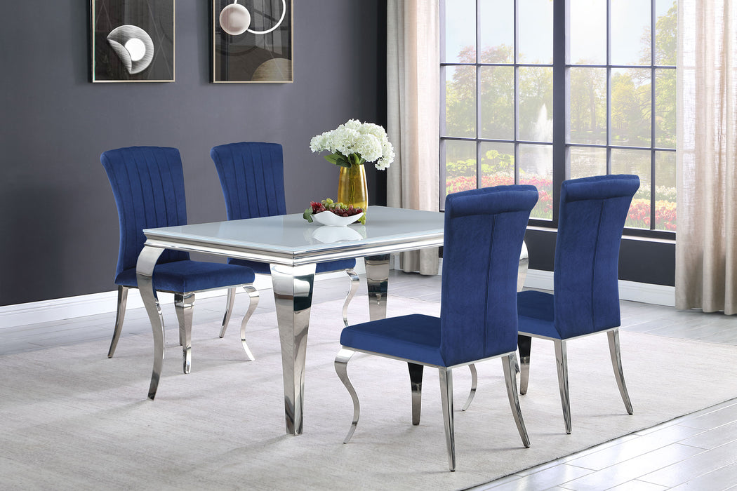 Carone 5-piece 61" Rectangular Dining Set