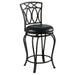 Adamsville Upholstered Swivel Counter Height Stool Black image