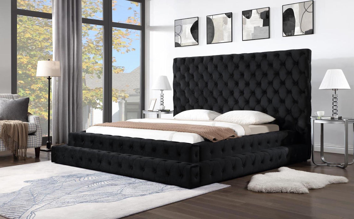 Black Velvet Bliss Bed