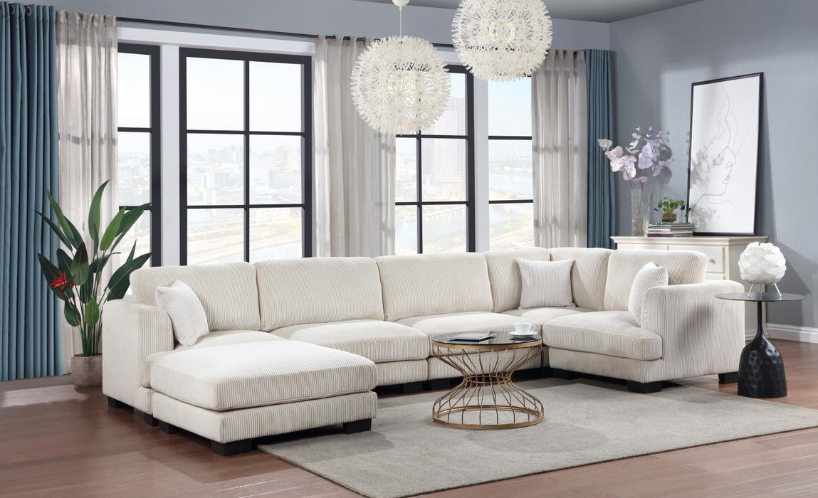 Ivory Beach  6 PC Modular Sectional