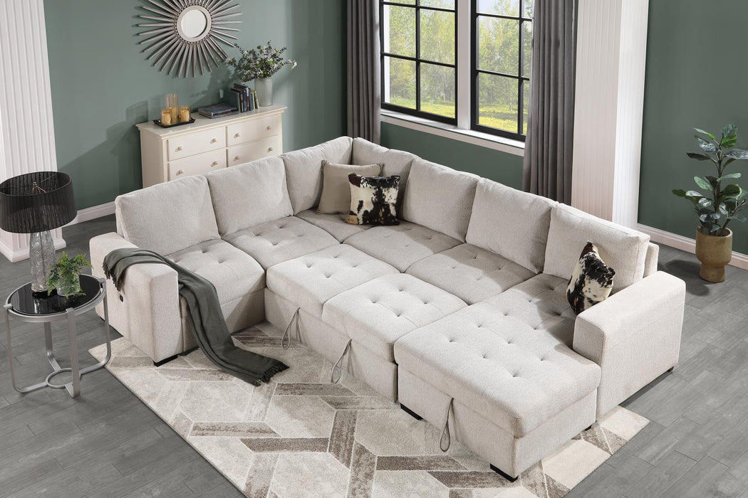 Linen Lagoon Sectional