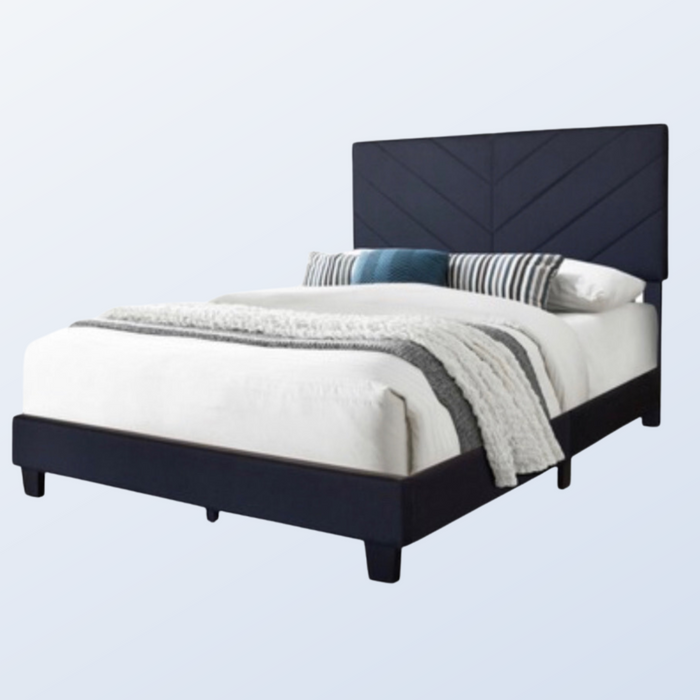 Black Marley Upholstered Bed- Mattress Package