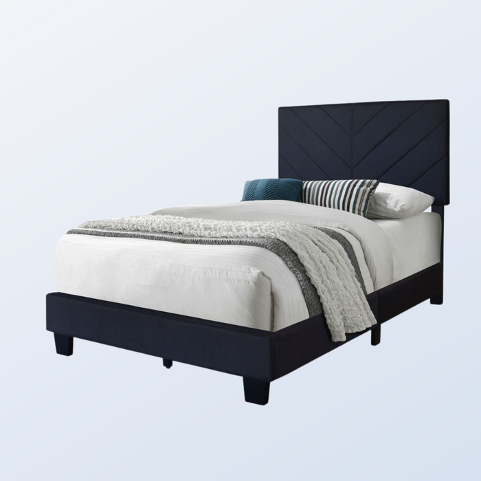 Black Marley Upholstered Bed