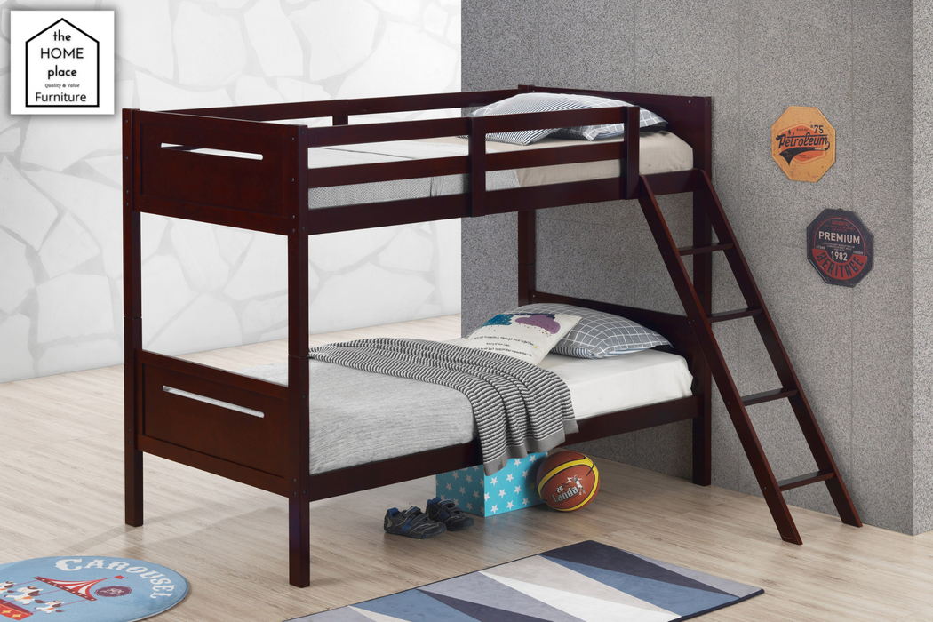 Twin/Twin Bunk Bed Espresso