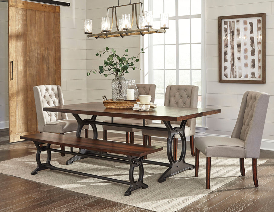 Classic American Khaki Dining Room Set