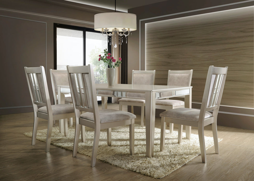 Rose Gold Dining Room Set