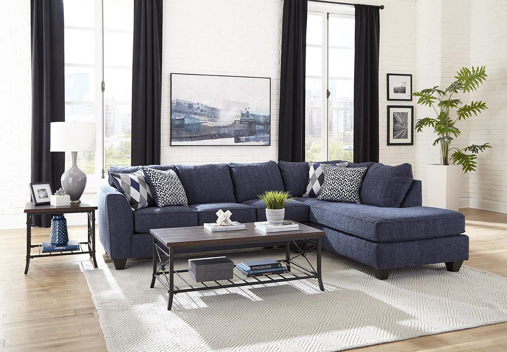 Denim Blue Sectional