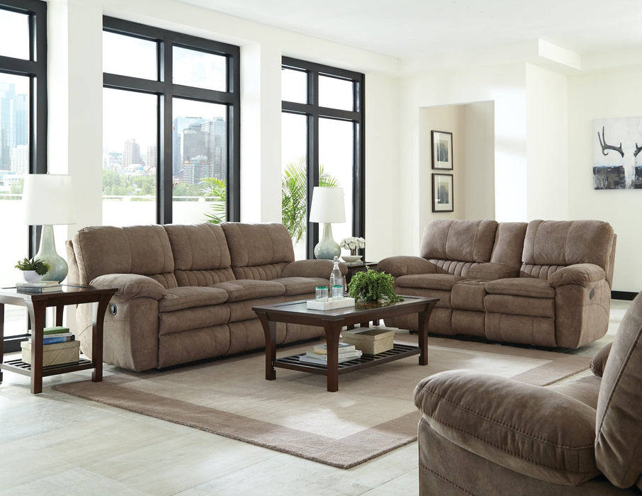 Camel Brown Recliner Sofa and Loveseat Recliner Set