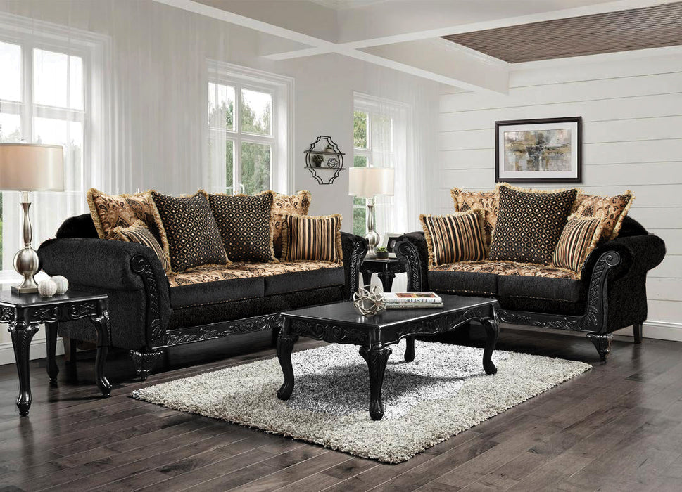 Theodora Living Room Set, Sofa and Loveseat